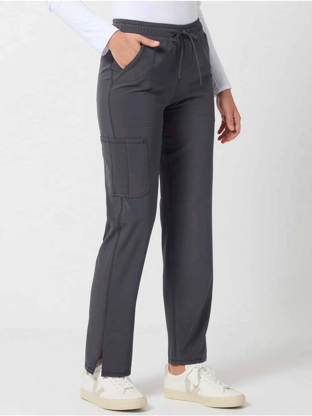 *NEW* Sz M Pewter Scrubstar Performance Straight Leg Scrub Pant